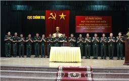 Cục Chính trị phát động thi đua cao điểm chào mừng Đại hội Đảng bộ